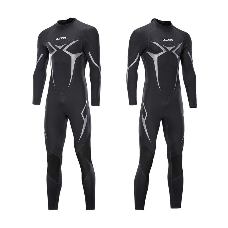 ZCCO Wetsuits Men's 3mm Premium Neoprene Full Sleeve Dive Skin for Spearfishing,Snorkeling, Surfing,Canoeing,Scuba Diving Wet Suits(XXL) - Image 3